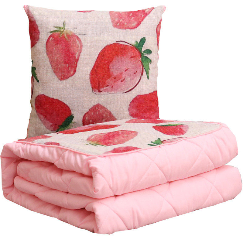 抱枕被子两用水果办公室靠垫汽车用靠枕头午睡加厚毯子二一,淘宝优惠券,粉丝福利购,淘宝优惠卷