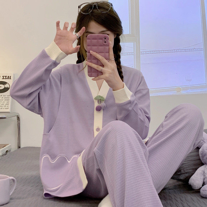 秋季新款产妇浦乳期月子服10月份十吸汗产房孕妇待产睡衣孕期专用,淘宝优惠券,粉丝福利购,淘宝优惠卷