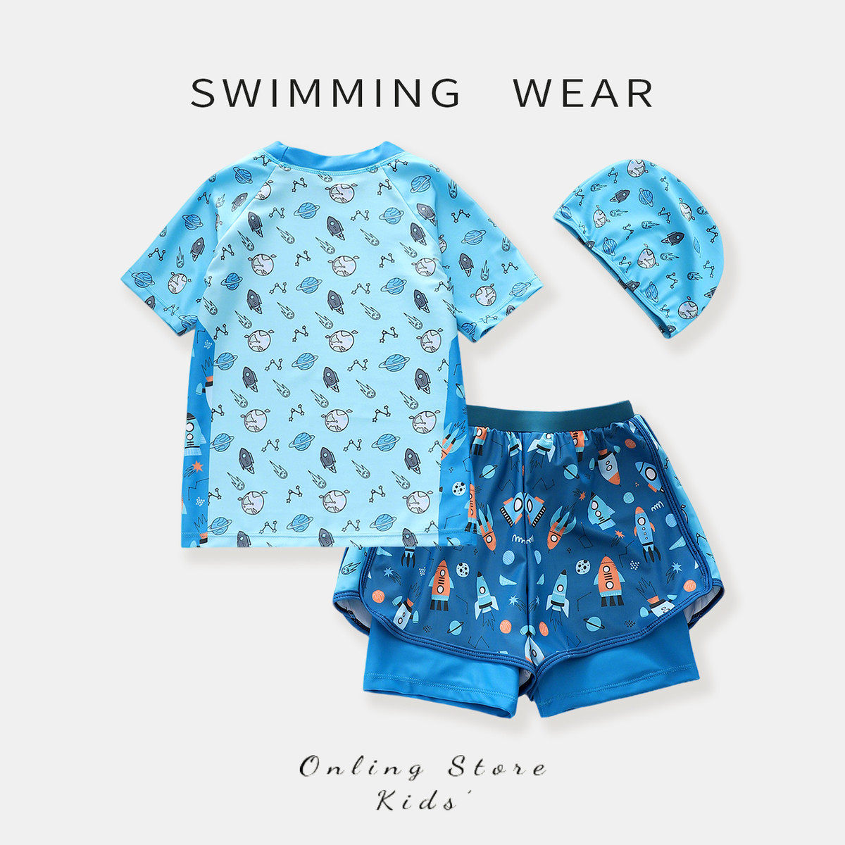 儿童泳衣男童2025新款男宝宝速干游泳衣分体套装男孩海边度假泳装,淘宝优惠券,粉丝福利购,淘宝优惠卷