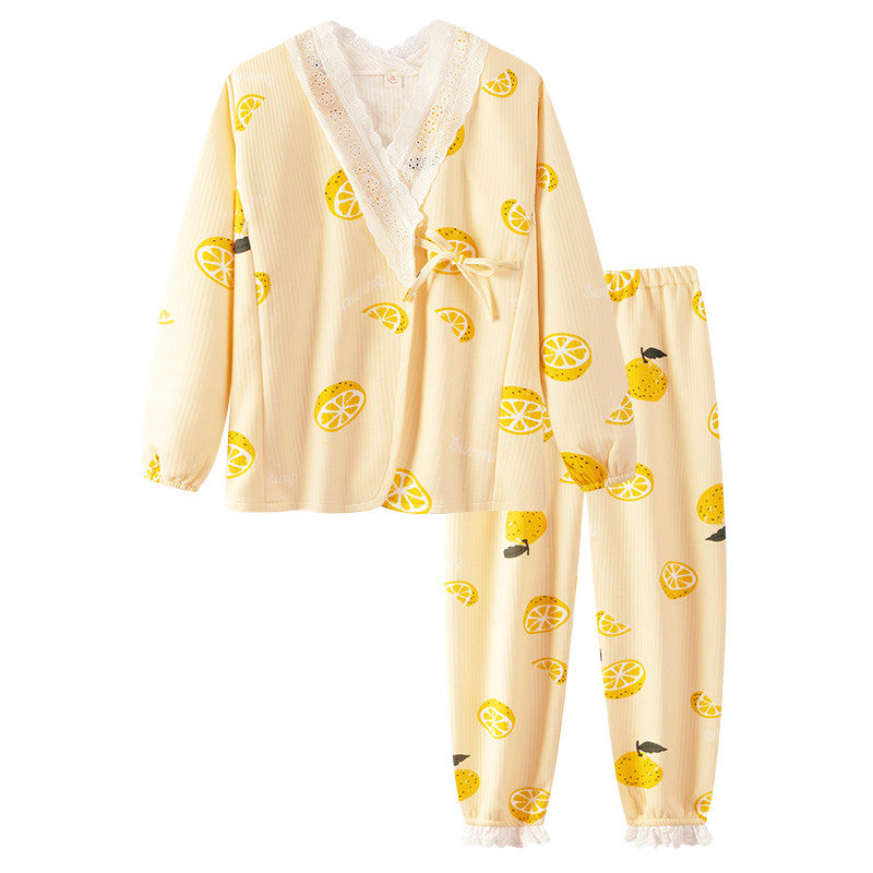 秋冬季空气棉月子服春秋纯棉产后孕妇睡衣哺乳产妇12月份1坐月款2,淘宝优惠券,粉丝福利购,淘宝优惠卷