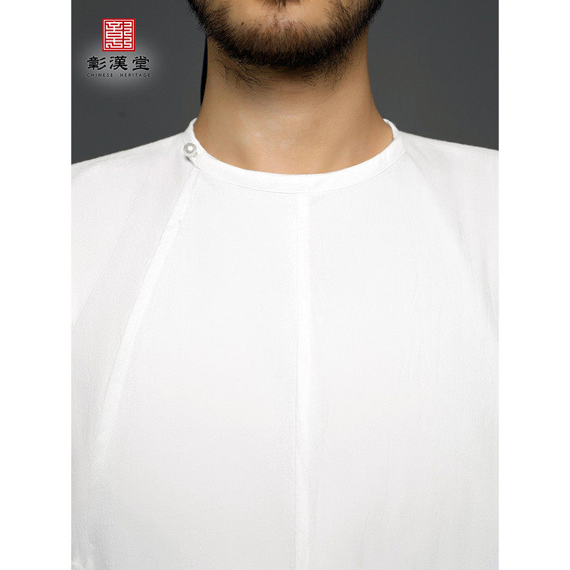 【彰汉堂】唐制圆领汗衫中衣 纯棉内搭 复原大放量 春夏 男女,淘宝优惠券,粉丝福利购,淘宝优惠卷