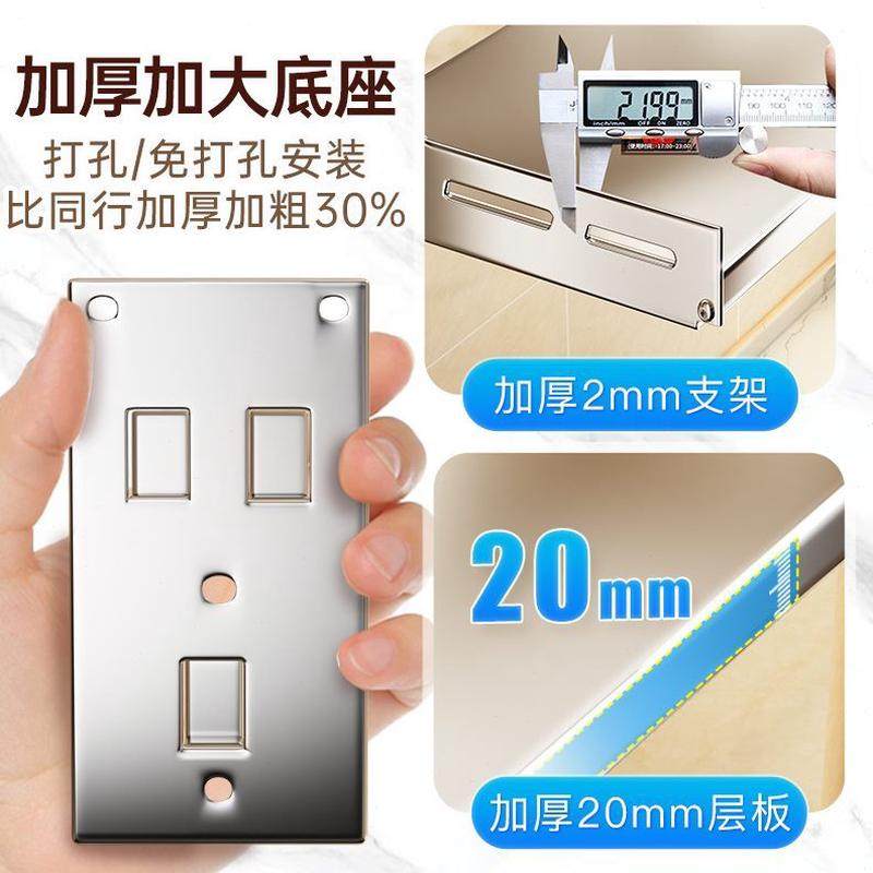 厨房微波炉置物架免打孔挂墙上放烤箱架子用壁挂式收纳挂架支架,淘宝优惠券,粉丝福利购,淘宝优惠卷