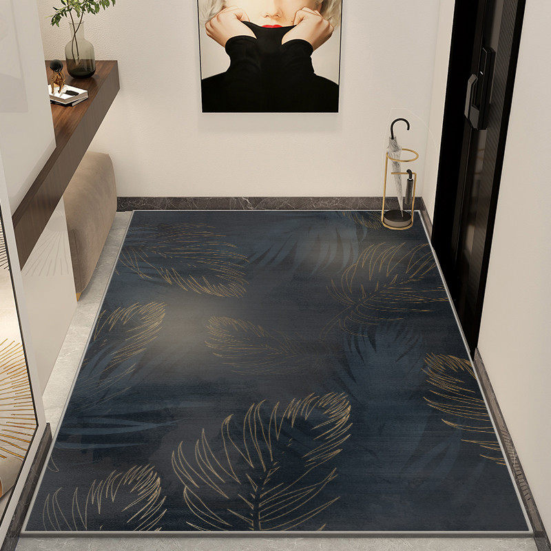高级感并蒂莲入户门玄关地垫入户耐脏进门脚垫可裁剪门垫大门地毯,淘宝优惠券,粉丝福利购,淘宝优惠卷