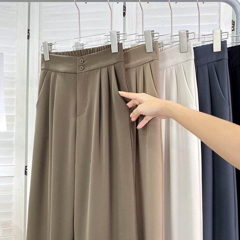 垂感显瘦百搭阔腿裤女春夏宽松气质拖地直筒子ins,淘宝优惠券,粉丝福利购,淘宝优惠卷