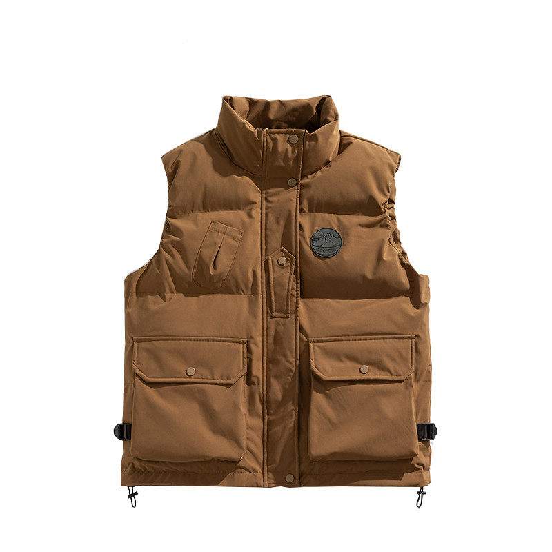 日系工装棉服马甲男秋冬加厚坎肩保暖潮休闲,淘宝优惠券,粉丝福利购,淘宝优惠卷