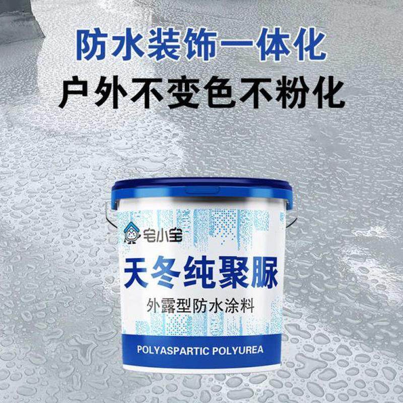 天冬聚脲屋顶防水涂料顶楼裂缝渗漏水鱼池水池地下室专用防潮材料,淘宝优惠券,粉丝福利购,淘宝优惠卷