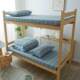 . Student three-piece set Japanese-style colored single sheets 9 bed sheets, all-cotton dormitory top and bottom lay water washing cotton pure cotton 0A