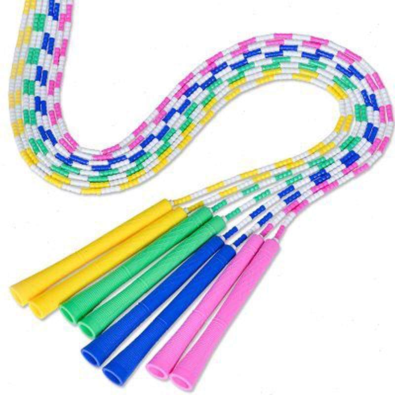 德育龙儿童小学生竹节跳绳跳大绳专业绳5/7/10米集体多人跳长绳子,淘宝优惠券,粉丝福利购,淘宝优惠卷