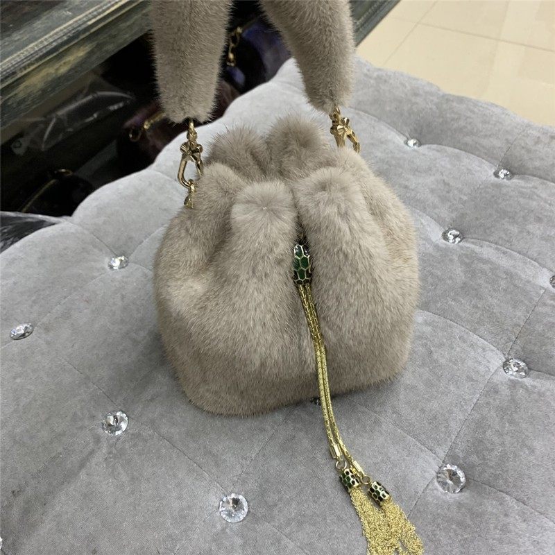 蛇头水桶包链条抽绳包草整皮单肩包手拎斜跨休闲,淘宝优惠券,粉丝福利购,淘宝优惠卷