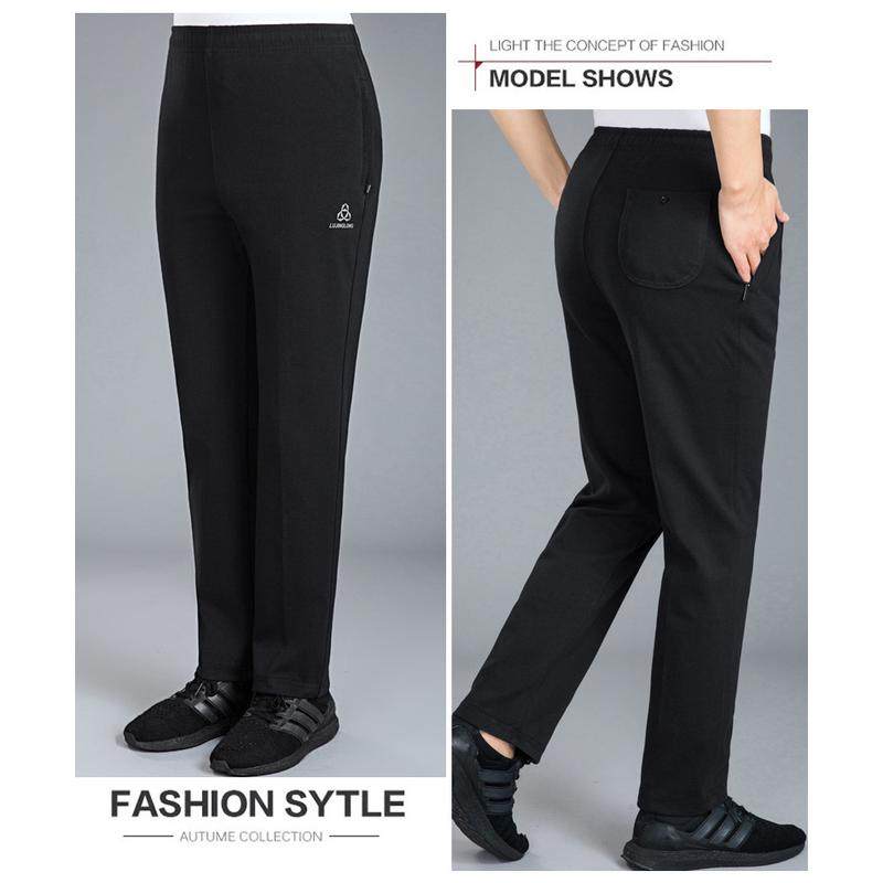 爸爸秋季40到50岁直筒中老年人男裤松紧腰休闲长裤爸爸装,淘宝优惠券,粉丝福利购,淘宝优惠卷