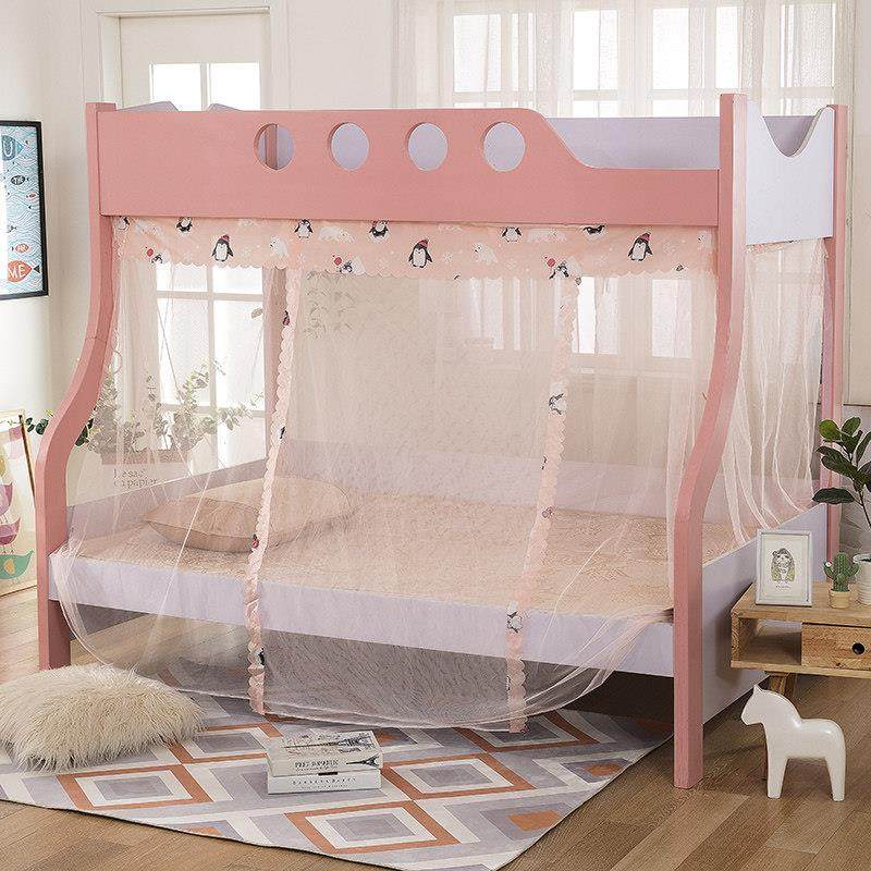 子母床蚊帐铁架床系绳款家用防尘加密帐纱高低床上下铺双层床学生,淘宝优惠券,粉丝福利购,淘宝优惠卷