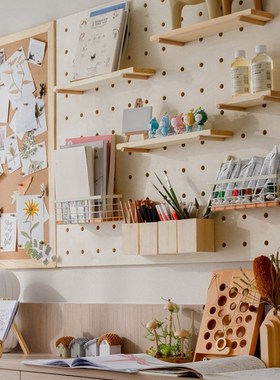 现代样板间儿童房软装男孩女孩房书桌搭摆放配创意装饰品