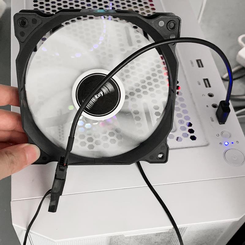 机箱风扇USB转小3/4pin/大4pin延长线电脑风扇外接线转接线转换线 - 图3