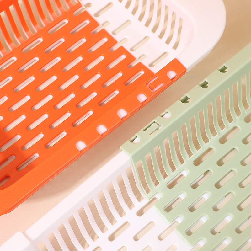 可伸缩沥水篮洗菜盆双层厨房家用水果盘洗碗池水槽置物架滤水篮子,淘宝优惠券,粉丝福利购,淘宝优惠卷