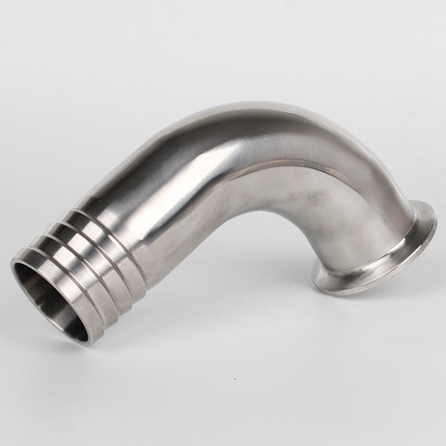 304不锈钢快装宝塔弯头90度卫生级快接卡盘直角弯管皮管软管接头 - 图0