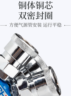 气动C式快速接头快插配件工具气泵空压机气管接头圆三通二通接头
