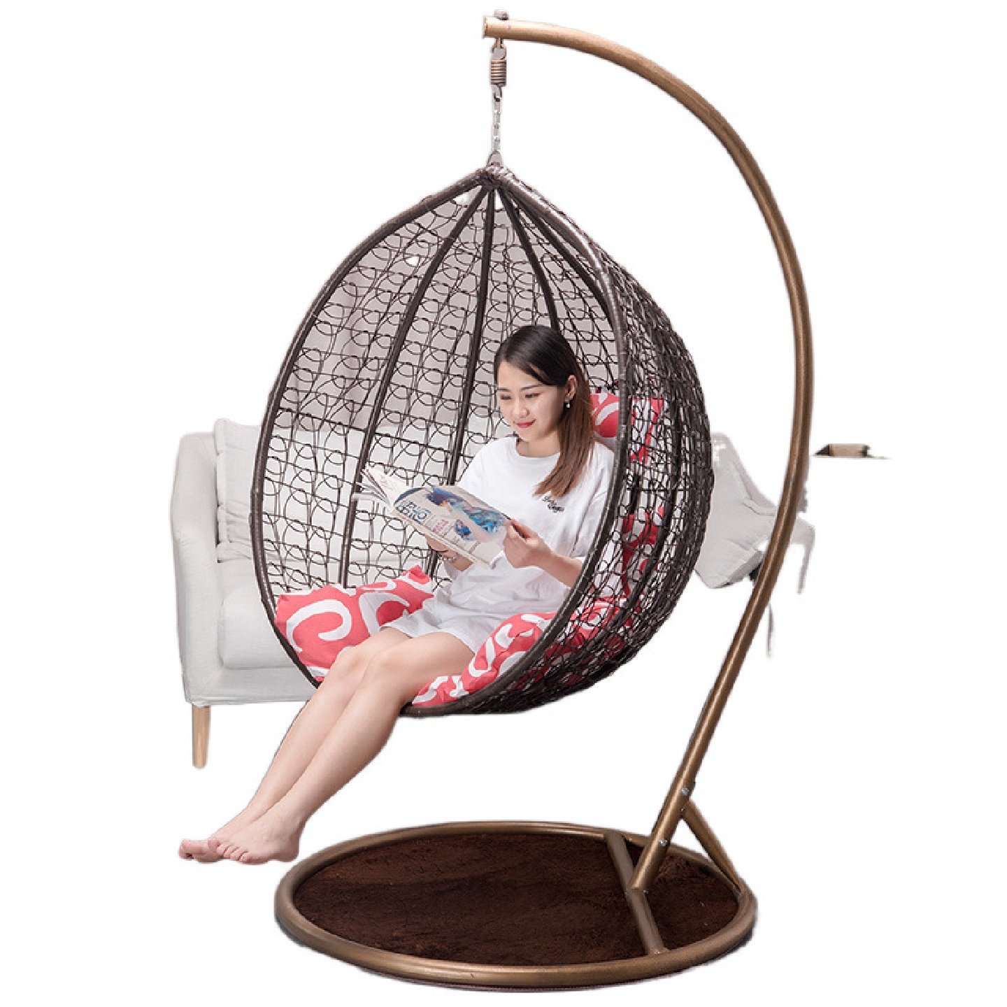 吊篮藤椅子室内秋千家用休闲吊床懒人摇篮椅户外庭院摇椅阳台吊椅,淘宝优惠券,粉丝福利购,淘宝优惠卷