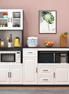 餐边柜现代简约家用厨房简易高柜微波炉柜储物柜子客厅收纳置物柜