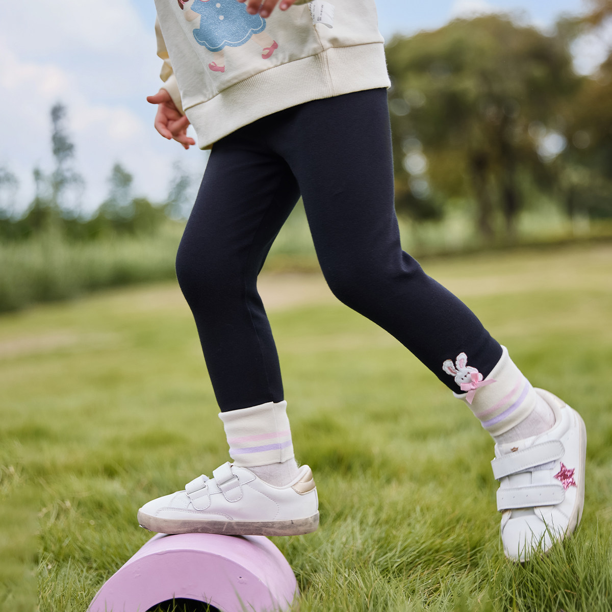 [抗菌高弹]2025新款冬装女童打底裤外穿裤子冬季女宝宝春秋休闲裤,淘宝优惠券,粉丝福利购,淘宝优惠卷