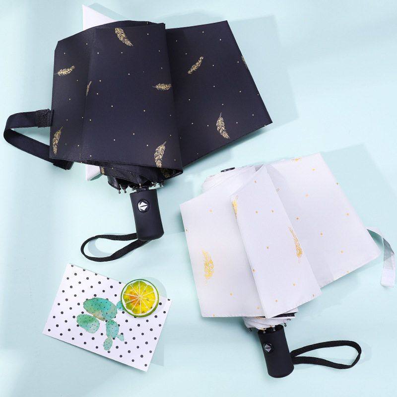 ins折叠全自动雨伞大号三折伞女学生可爱晴雨两用太阳伞防紫外线,淘宝优惠券,粉丝福利购,淘宝优惠卷