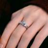 Silver Get Money Now Ring Simple Coin Style Ring Ring Gift Exquisite Temperament
