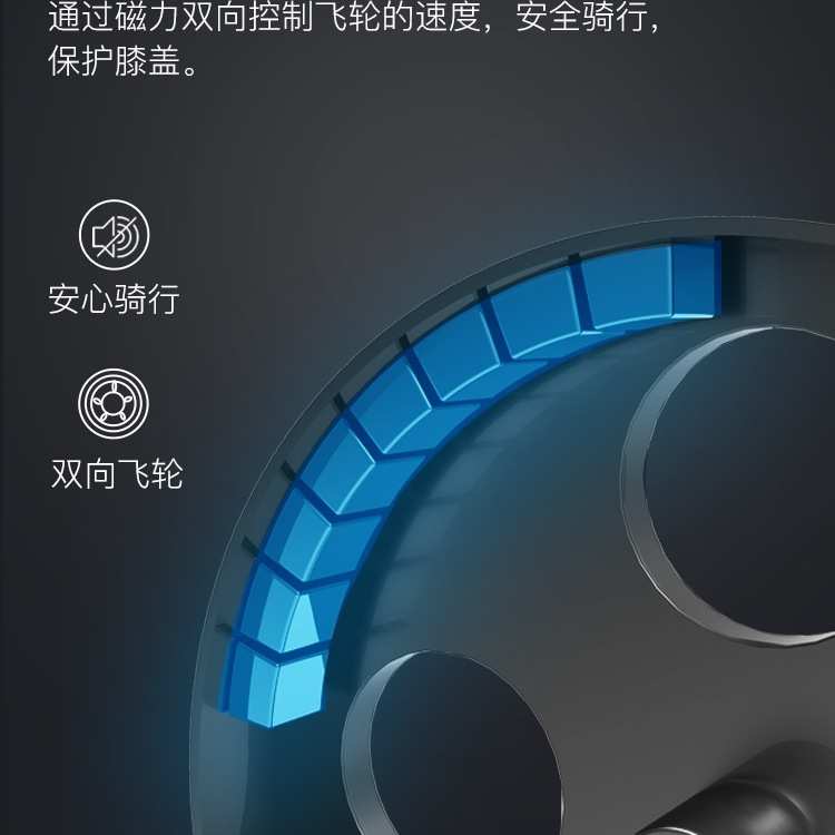 Crystal Sports Horizontal Exercise Bike Elderly Rehabilitation Training Bicycle Dynamic Bike Home Hands, Feet and Limbs Equipment