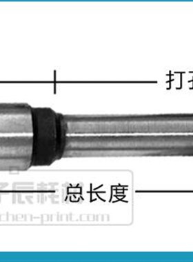 电动打孔机耐磨吊牌钻头纸塑两用空心钻刀钻针纸类冲孔钻咀装订机
