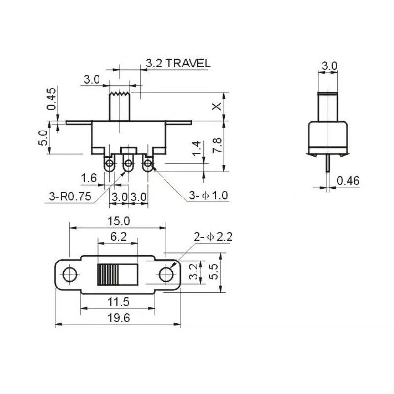 电子配件小开关电子实验diy开关正负极接线 DIY小科技开关,淘宝优惠券,粉丝福利购,淘宝优惠卷