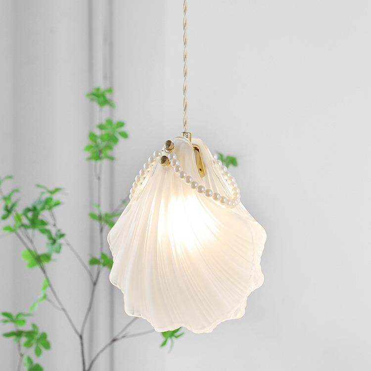 法式壁灯主卧室床头灯小吊灯现代简约复古珍珠贝壳走廊少女心灯,淘宝优惠券,粉丝福利购,淘宝优惠卷