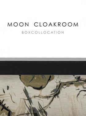 月球空间样板间图案收纳箱衣帽间衣柜装饰收纳箱饰品展厅陈列