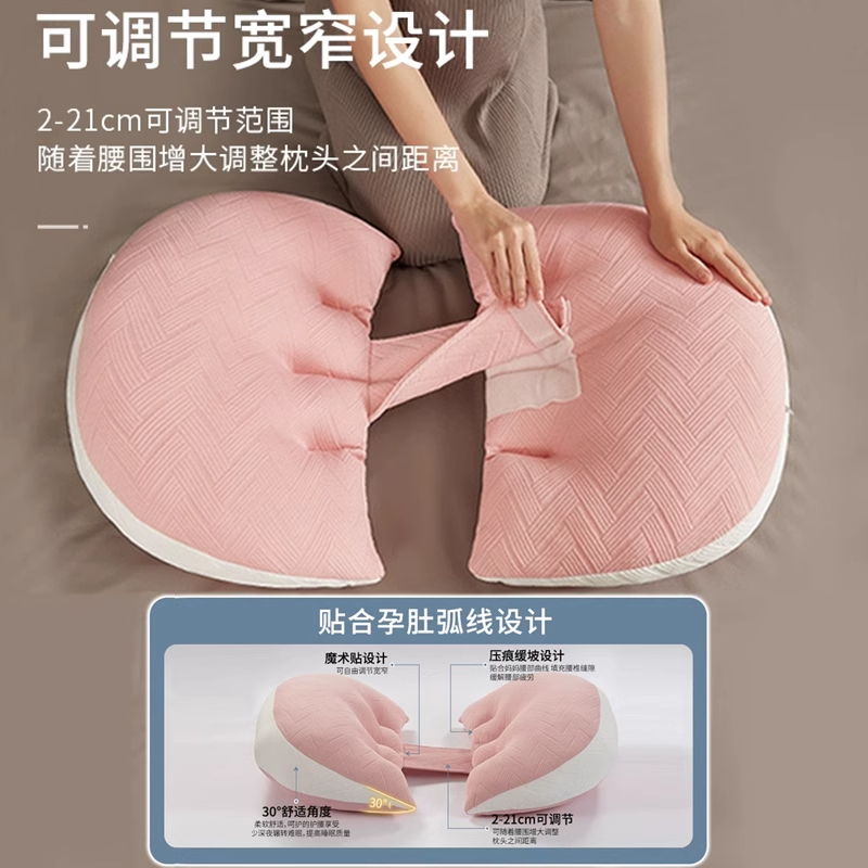 德国孕妇枕护腰侧睡枕托腹u型侧卧睡枕抱枕睡觉专用神器孕期靠枕 - 图2