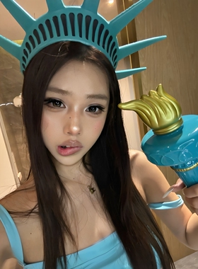 万圣节自由女神发箍超出片！