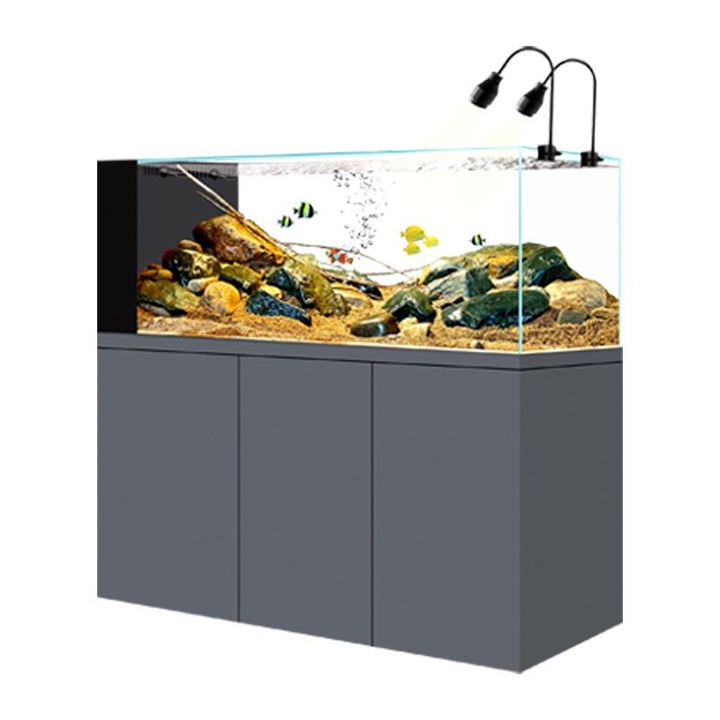 2024新款金晶超白玻璃工业风溪流缸生态免换水底滤造景客厅水草缸,淘宝优惠券,粉丝福利购,淘宝优惠卷