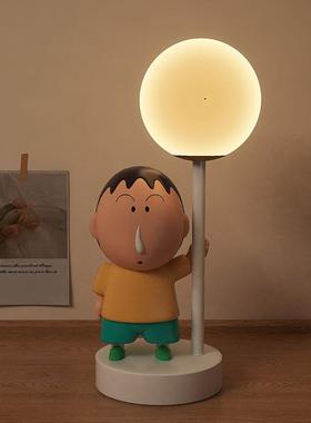 蜡笔小新客厅房间卧室床头灯小夜灯台灯装饰品生日搬家礼物送朋友