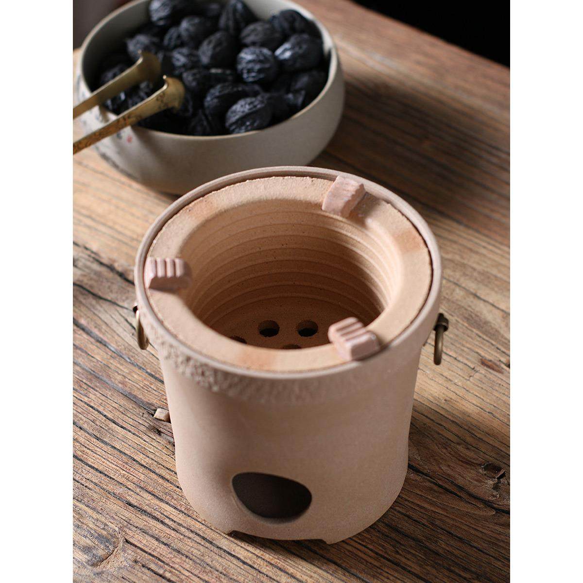 潮汕水粗陶砂铫水壶耐高温侧把HAE提梁壶煮煮茶碳小炉电陶炉专用,淘宝优惠券,粉丝福利购,淘宝优惠卷