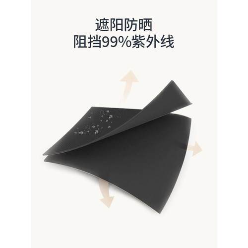 科途野马营车色顶雨棚遮黑风防露营车推车马科途黑营地车遮阳棚珠 - 图3