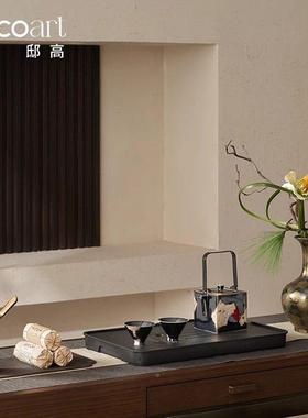 家设居大平层02-10728别墅厌式房间中国风茶茶桌面饰几陈茶具装品