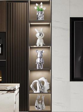 摆件房间招财桌红酒架家小里装饰力熊CWP工艺品摆设高端暴大气上