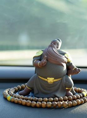 汽摆招财关公品关羽关二爷武财神保平安车车内中控台JJK饰车载装