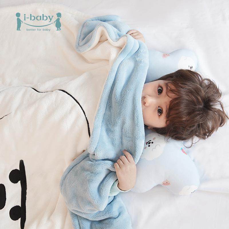 ibabyNF抗静电绒类双面毯宝宝幼儿园午休毯被子春秋冬婴儿盖毯,淘宝优惠券,粉丝福利购,淘宝优惠卷