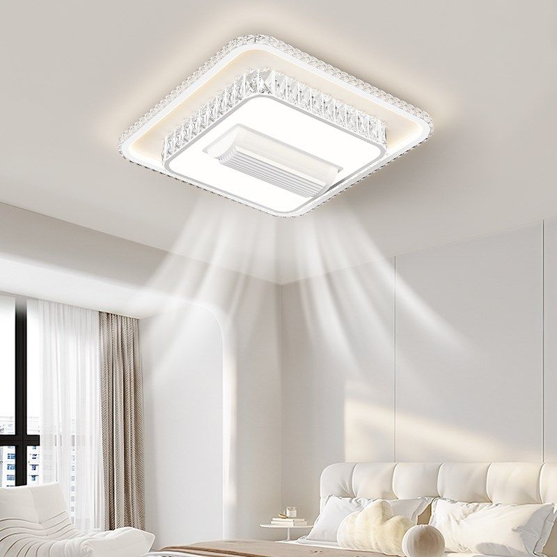 超薄卧室吸顶灯星空护眼餐厅吊扇灯主卧P房间灯静音电扇灯,淘宝优惠券,粉丝福利购,淘宝优惠卷