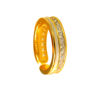Double-layer semicircle open ring, simple and romantic pearlescent white drop glaze index finger ring, gentle pavé zircon ring, ring