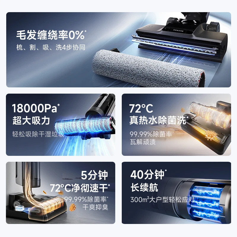 H20Pro助力版洗地机h20Ultra旋锋版拖吸一体拖地机洗拖地官翻 - 图1