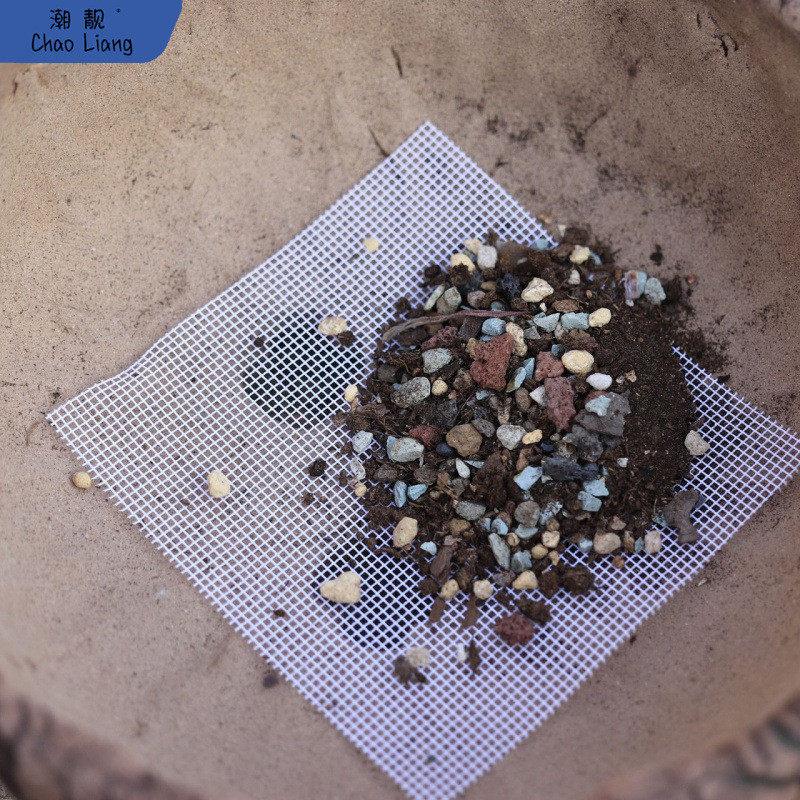 花盆底孔防漏土纱网花盆漏水孔垫片防漏土网纱三件套包邮,淘宝优惠券,粉丝福利购,淘宝优惠卷