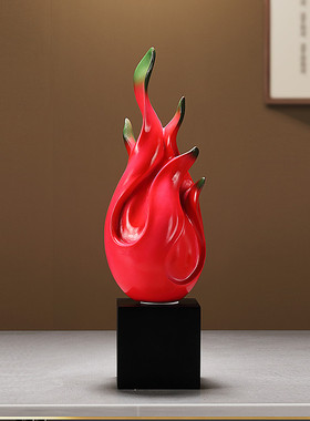 红红火火招财装饰摆件客厅玄关酒柜电视柜办公室桌面开业乔迁礼物