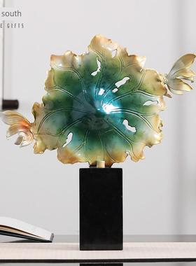 廉HUB友新中式装饰品客玉厅口书房办公室入装品饰乔迁搬家礼品