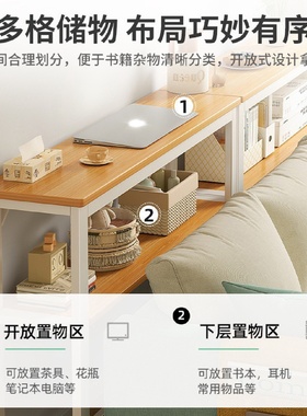 客厅沙发后置物架靠墙长条架多层卧室边缝柜床头收纳玄关窄架子