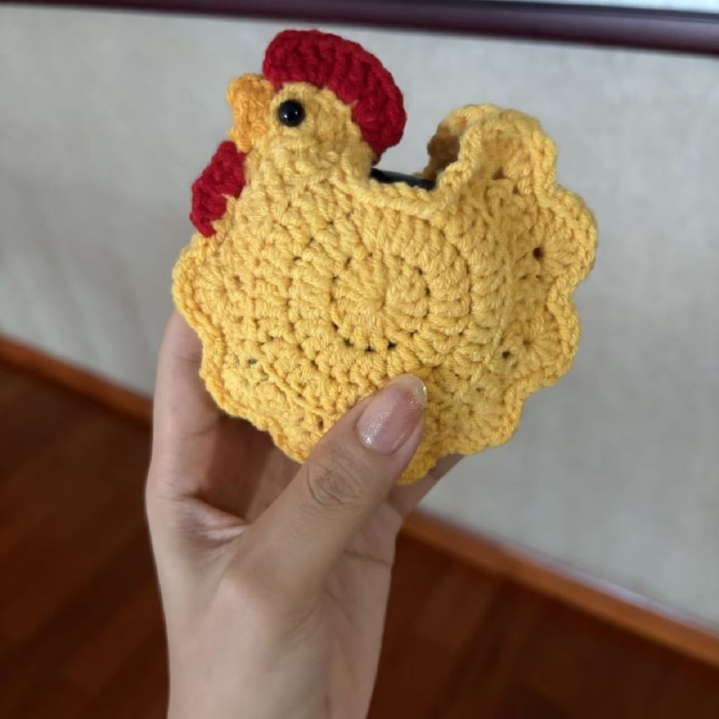 手工毛线咕咕鸡钩针制作零钱袋手工钩织耳机包收纳袋可爱包包挂件,淘宝优惠券,粉丝福利购,淘宝优惠卷