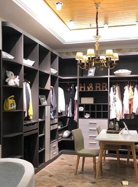 北京厂家定制衣帽间现代简约全屋家具定做卧室主卧衣衣柜到顶