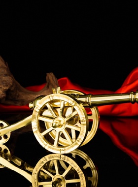 纯铜大炮模型摆件家居客厅装饰品摆设招财开业礼品中式工艺品